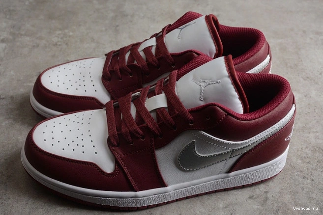 1 Bordeaux White Jordan 553558-615 Low 0519
